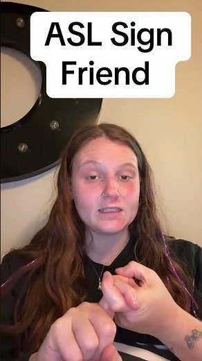 Learn How To Sign "Friend" in ASL for Beginners | American Sign Language #shorts