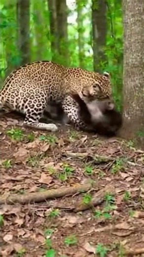 Leopard vs Wild Boar