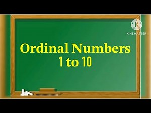 Ordinal Numbers 1 to 10/1 to 10 Ordinal Numbers With Spelling/Ordinal Numbers/#ordinalnumbers