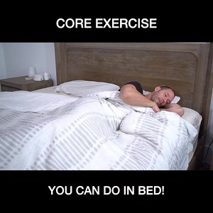 Try This Awesome Core Exercise From Bed! To see what core exercises are best, and worst, by body type, take our free "Core Quiz" HERE >> http://bit.ly/2KRHh58 | WeShape