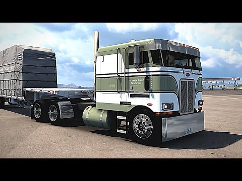 Peterbilt 362 - (Custom Cabover) - B4RT MAC Step Deck - American Truck Simulator - ATS 4K - Jon Ruda