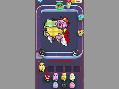 Color Blast: Block Shooter Level 76 Gameplay