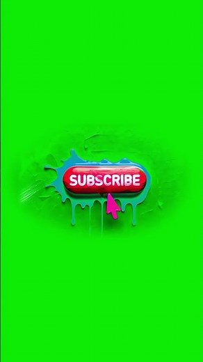 Subscribe Button Green Screen Shorts TECH GLOW VFX 🤖 #freevfx | Glow Green Screen