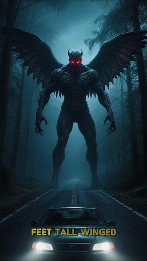 Red Eyes in the Dark The Truth Behind the Mothman Sightings?? #mothman #horrorshorts #creepystories