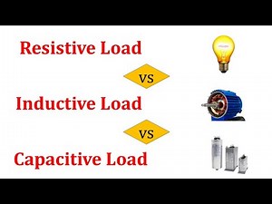 Type of Electrical Loads - Resistive vs Inductive vs Capacitive Load - Power Factor Values