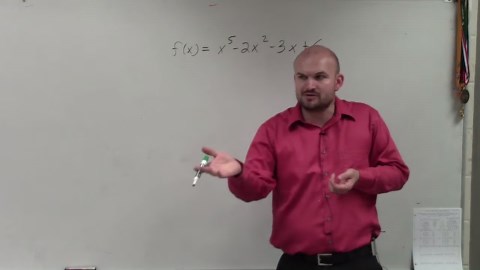 How to apply Descartes' rule of signs for polynomials