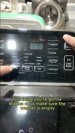 How to Calibrate a Samsung Washing Machine! #appliancerepair #diy #quickdrying