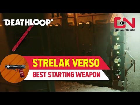 Deathloop Best Starting Weapon Strelak Verso - Legendary Gold Pistols & Battery Locations