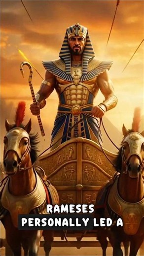 The Deadliest Chariot Battle in Ancient History! ⚔️ #Shorts #AncientEgypt