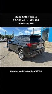 2026 GMC Terrain Elevation $29,988 Madison, OH