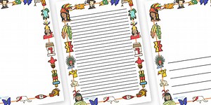 Aztec Page Borders