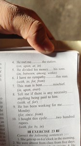 Here are some fill-in-the-blanks and sentence correction exerci... | Filo