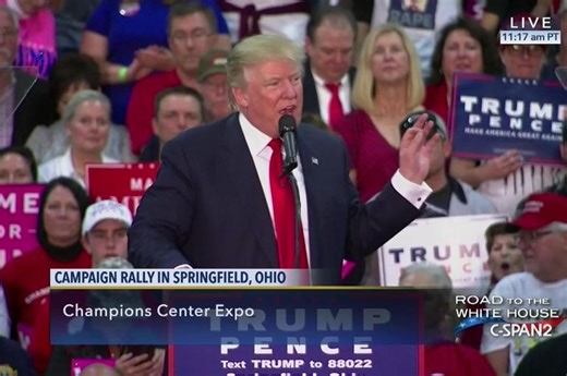 Presidential Candidate Donald Trump Rally in Springfield, Ohio
