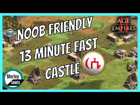 AOE2 Tatar 13 Minute FAST CASTLE Build Order (No Deer Push)
