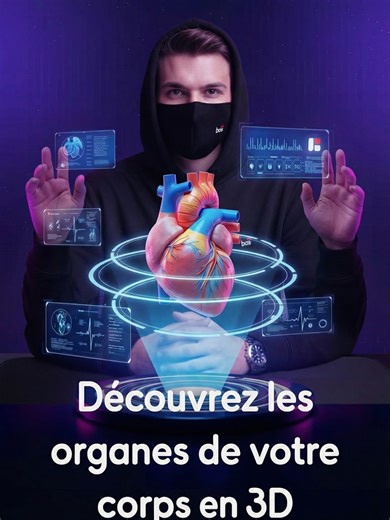 Explorez le corps humain en 3D : animations interactives