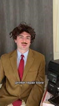 How To Fix Your Printer with Travis Fark! #comedy #diy #printing #funny #foryou #explore