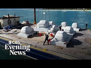 Behind the underwater sculpture park transforming concrete into a coral reef