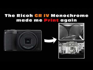 Ricoh GR IV Monochrome: Part 2 - The Prints