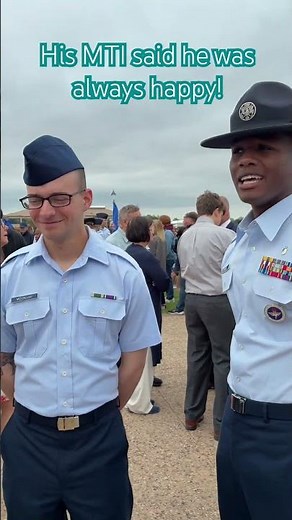 U.S. Air Force Basic Military Training Graduation: day 2- Photos with Military Training Instructors