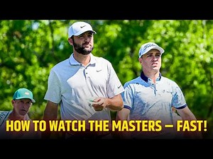 NEW! 2025 Masters Round 1 Full Schedule & How to Watch LIVE | Augusta National Coverage Guide