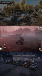 #605 Snow Runner Powerful New Painted And Upgrade Truck In Garage Attach With New Trailor#shorts