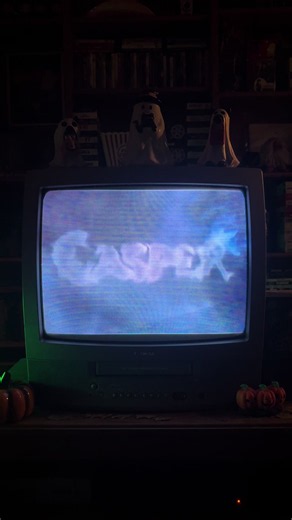 Casper (1995) intro/title screen 📼👻📸 #casper #vhs #vhsedits #90s #crttv