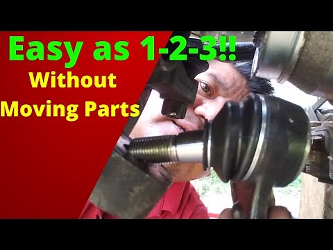 How to change Ball Joint Easy as 1-2-3 For Nissan Pathfinder Without moving Parts 1998 Pathfinder