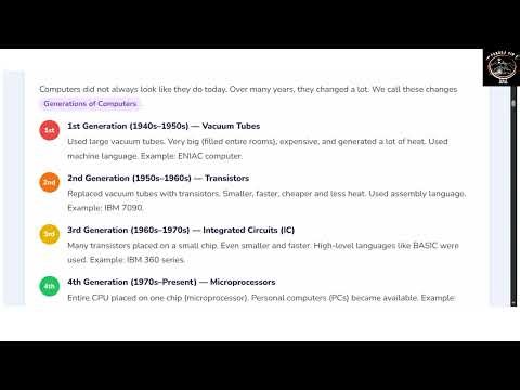 "Evolution of Computers | Class 11 Computer Science Chapter 1 | CBSE 2026-27"