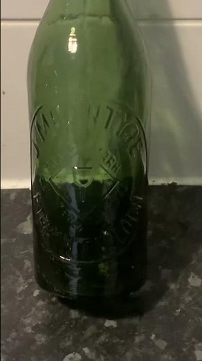J macintyre Kirkintilloch beer or mineral water found Mudlarking & bottle digging Scotland