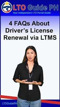 FAQs About Driver’s License Renewal via LTMS