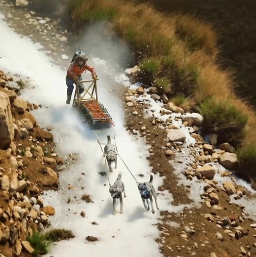 Action Man Sledge and Dog Team | Vintage Action Man Customs