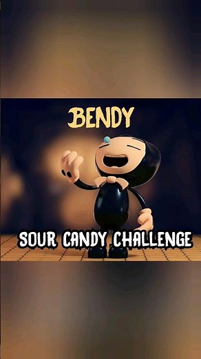 Bendy's Sour Candy Challenge #bendy #animation #shorts
