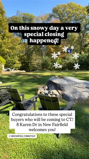 Welcome to New Fairfield, CT.! 8 Karen Dr. is excited to have you as new homeowners. Huge shout outs to Dan Murtha Jeff Neumann and Tom Keutmann at Flagstar for a smooth process all around. Cynthia Hughes Realtor Coldwell Banker Realty - Greater Danbury Office | Cynthia Hughes Cullen