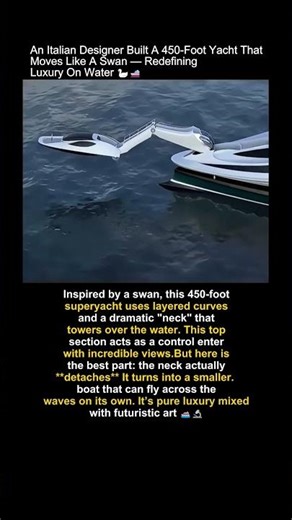 $450 Million Yacht Neck Detaches and Becomes a Speedboat #luxury #superyacht #insane