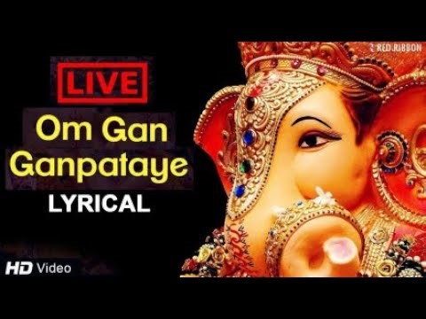LIVE Om Gan Ganpataye (ॐ गं गणपतये नमो नमः) Lyrical Video | Popular Ganesh Mantra | Lalitya Munshaw