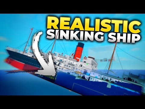 Sinking Ships With REALISTIC Water Physics! | Roblox