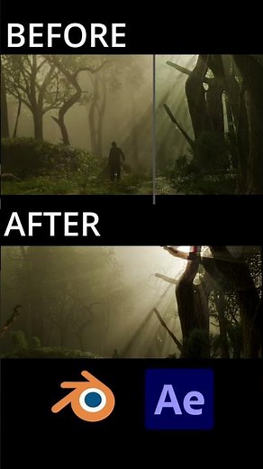 “From Imagination to Cinema: CGI Forest VFX Breakdown (Blender + AE)”