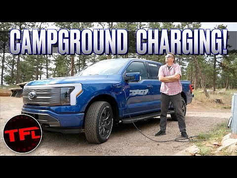 Here's What It's Like to Charge an EV At a Campsite - Hint: Other Campers Don't Really Like You!