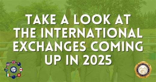Did you know Pony Club offers cultural exchanges? Pony Club international exchanges offer each participant a cultural experience, with a competitive edge. We have the lineup for the 2025 International Exchanges! Check it out! Applications for the 2025 Inter-Pacific Exchange and the 2025 International Mounted Games Exchange are open now! You can learn more about all the exchanges being offered here: www.ponyclub.org/activities/international-exchanges #uspc #usponyclubs #exchange #exchanges #inter
