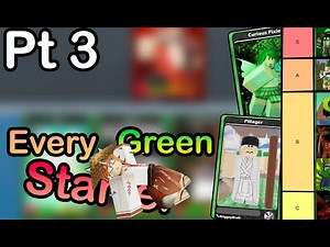 Blox Cards - Ranking Every Green Starter, the FINALE!