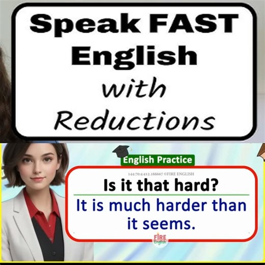 How to Speak FAST English with Reductions #learnenglish #English | Learn English