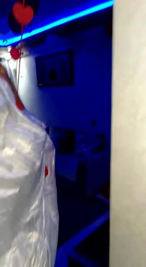 Mummy Costume with LED Lights and Balloons