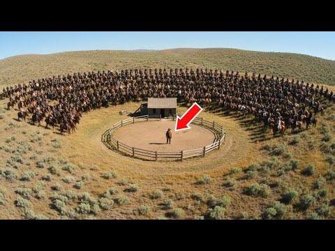 He Gave Water to a Giant Apache Woman, Next Morning, 300 Warriors Surrounded His Ranch