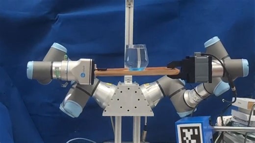 Real-Time Dual-Arm Cooperative Manipulation Under Multiple Constraints
