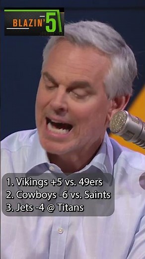 Colin gives his Blazin' 5 for Week 2 of the NFL #football #jets