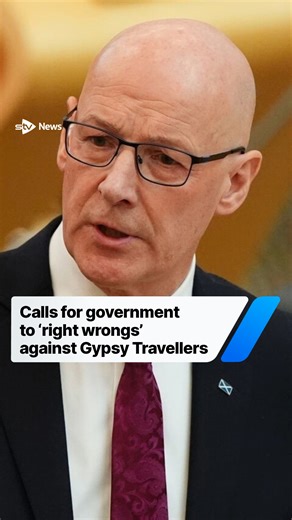 STV News on Instagram: "John Swinney will face First Minister’s Questions as the SNP have been urged to “put things right” for Gypsy Travellers. The Scottish Human Rights Commission (SHRC) is calling for the Scottish Government to make financial compensation payments to Gypsy Travellers for the harm caused by the so-called “Tinker Experiment”. The social experiment, which lasted from 1940 until 1980, was a programme designed to forcibly settle, assimilate, and eliminate the nomadic lifestyle of