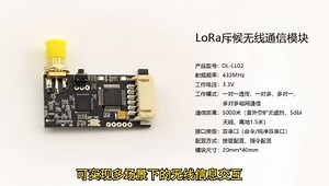 【深联智达】LORA无线串口模块DL-LL02 一对多配置