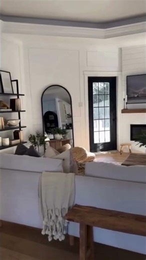 Modern Cottage Living Room Tour