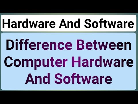 Difference Between Computer Hardware And Computer Software In Hindi Learn Now