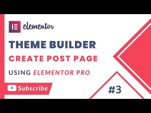 Create Custom Single Post Template in Elementor Theme Builder | In Urdu